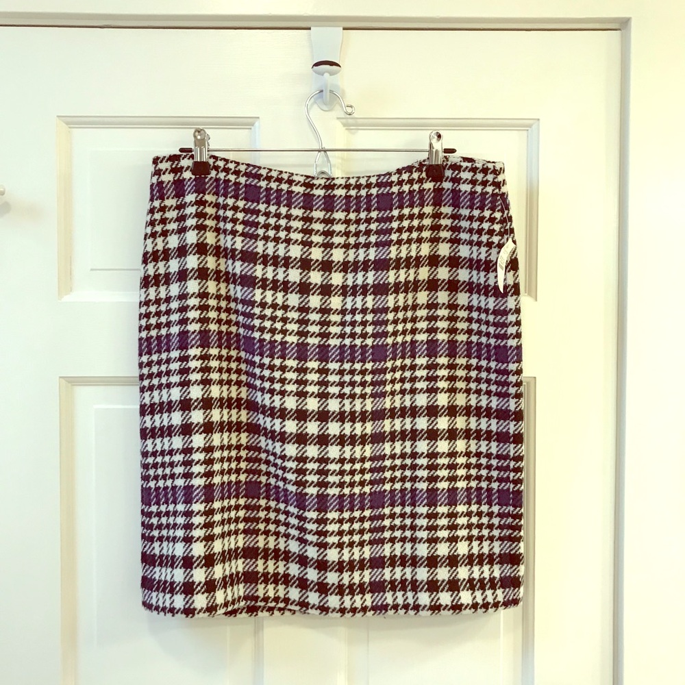 Hounds tooth pencil skirt